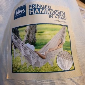NEW Bliss Fringed Hammock In a Bag